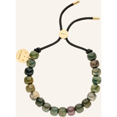 Copenhagen Studios Armband Aus Edelstahl gruen