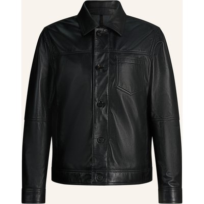 Strellson Lederjacke schwarz