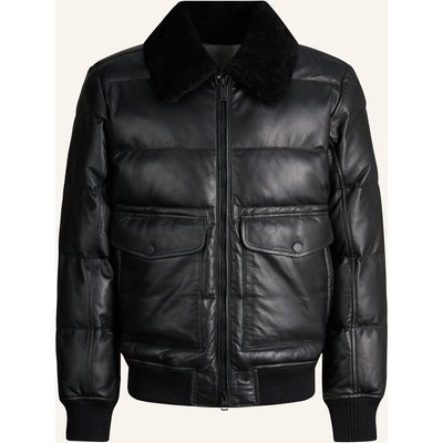 Strellson Lederjacke schwarz