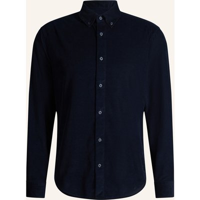 Strellson Cordhemd Corey Regular Fit blau