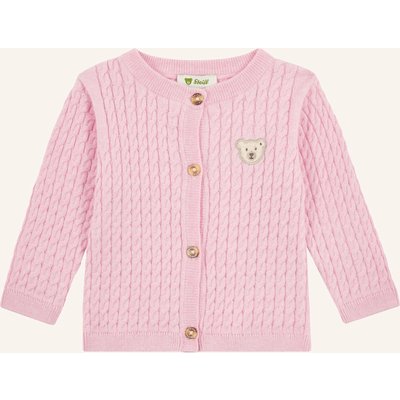 Steiff Strickjacke Baby Wellness rosa
