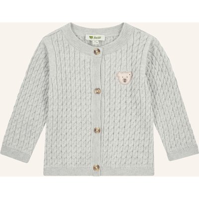 Steiff Strickjacke Baby Wellness grau