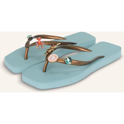 Uzurii Flip Flop Flore Square Grande blau