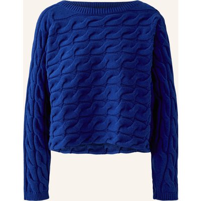 Oui Pullover Sirah blau