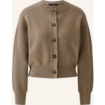 Oui Strickjacke beige