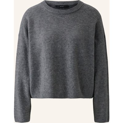Oui Pullover Nila grau