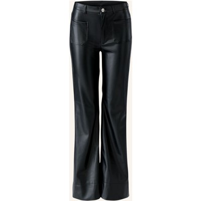 Oui Lederhose schwarz
