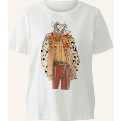 Oui T-Shirt weiss