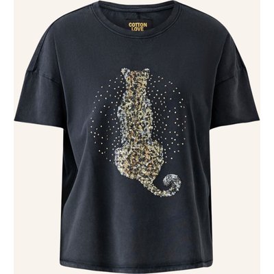 Oui T-Shirt schwarz