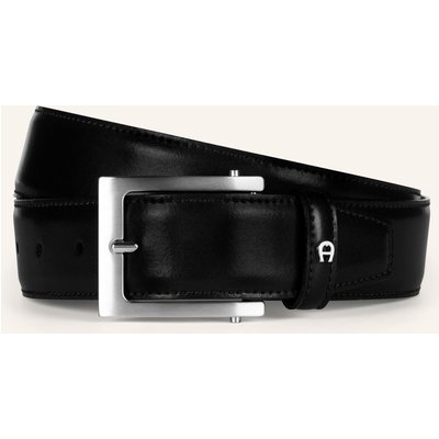 Aigner Ledergürtel Business schwarz