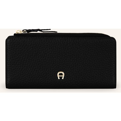 Aigner Geldbörse Carre Soft schwarz