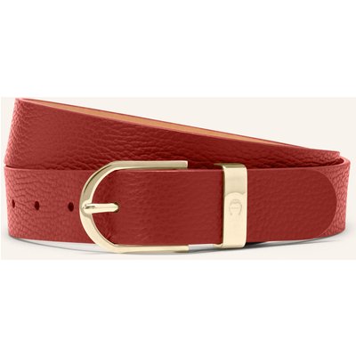 Aigner Ledergürtel rot