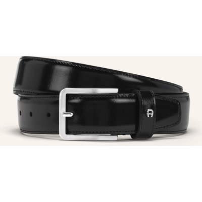 Aigner Ledergürtel Business schwarz