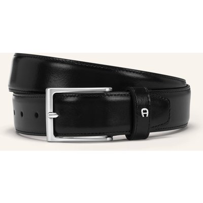 Aigner Ledergürtel Business schwarz