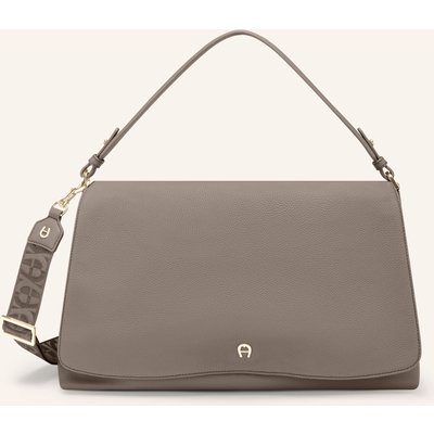 Aigner Umhängetasche Zita - Stoffriemen beige