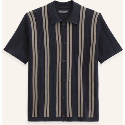 Marc O'polo Strick-Shirt blau