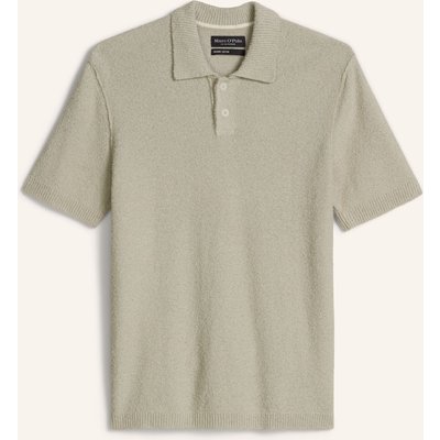 Marc O'polo Bouclé-Poloshirt grau