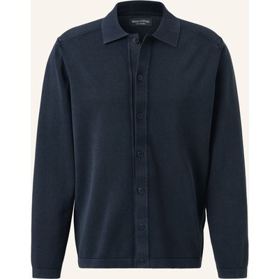 Marc O'polo Strick-Hemd blau