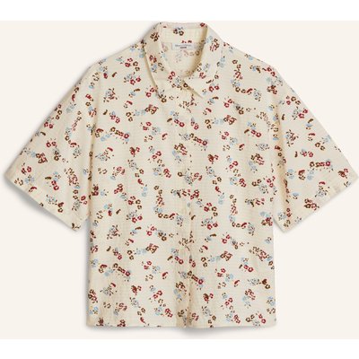 Marc O'polo Denim Print-Bluse weiss