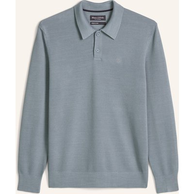 Marc O'polo Strick-Poloshirt grau