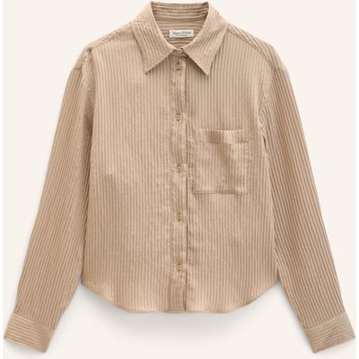 Marc O'polo Streifenbluse beige