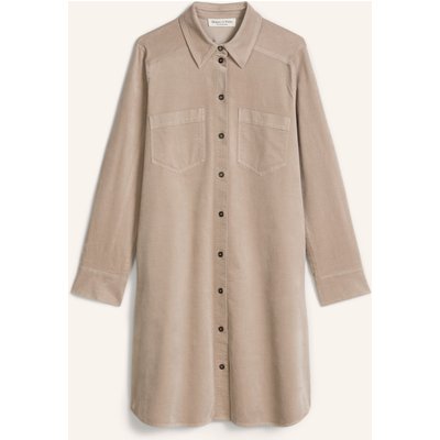 Marc O'polo Samtkleid beige