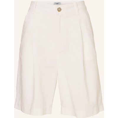 Marc O'polo Denim Bundfalten-Shorts weiss