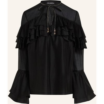 Karl Lagerfeld Bluse schwarz