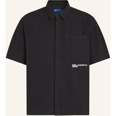 Karl Lagerfeld Jeans Hemd schwarz