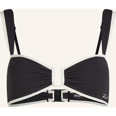 Karl Lagerfeld Bikini-Top schwarz
