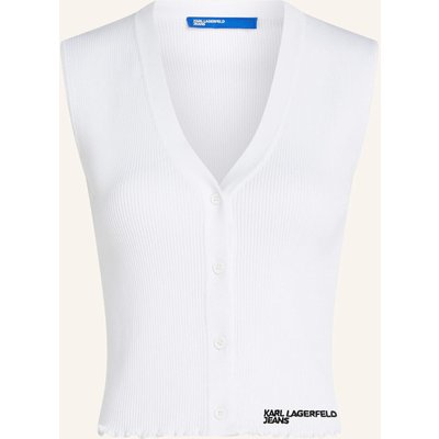 Karl Lagerfeld Jeans Top weiss
