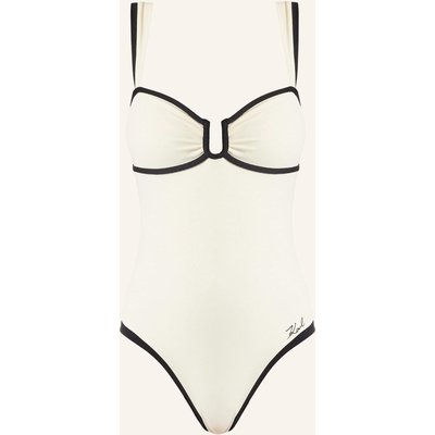 Karl Lagerfeld Badeanzug beige
