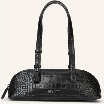 Karl Lagerfeld Jeans Schultertasche schwarz