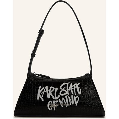 Karl Lagerfeld Jeans Schultertasche schwarz