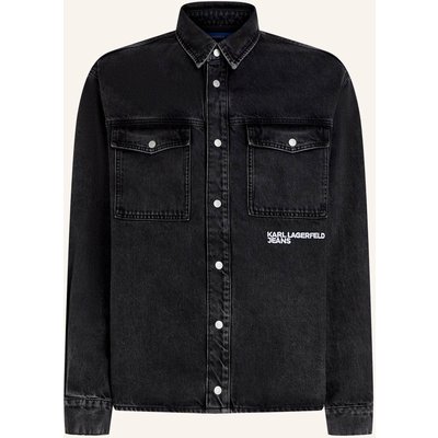 Karl Lagerfeld Jeans Hemd schwarz
