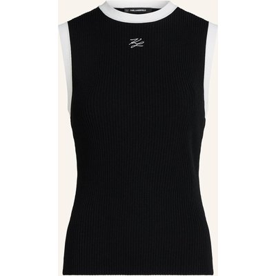 Karl Lagerfeld Top schwarz