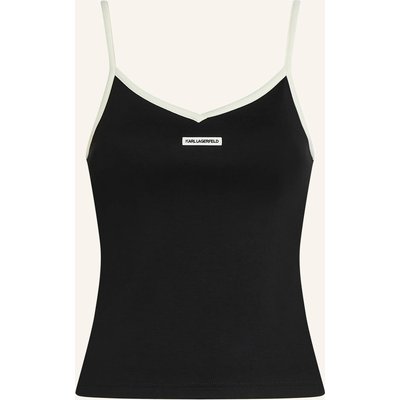 Karl Lagerfeld Top schwarz