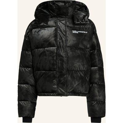 Karl Lagerfeld Jeans Jacke schwarz