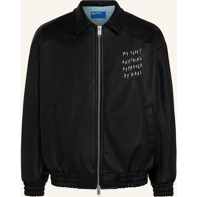 Karl Lagerfeld Jeans Jacke X Pietro Terzini schwarz