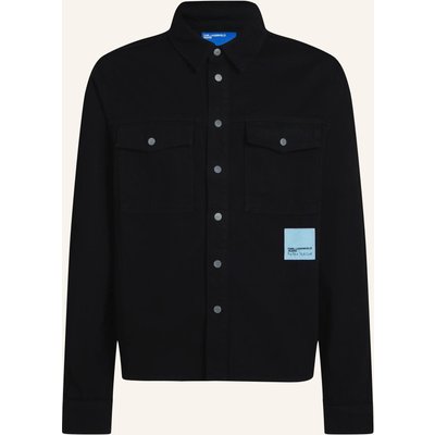 Karl Lagerfeld Jeans Hemd X Pietro Terzini schwarz