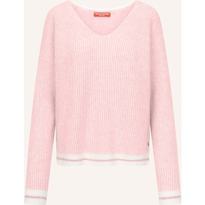 Frieda & Freddies Strickpullover Mit V-Ausschnitt weiss