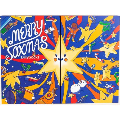 Dillysocks Socken-Adventskalender Adventskalender 2026 braun