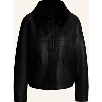 Windsor. Lederjacke schwarz