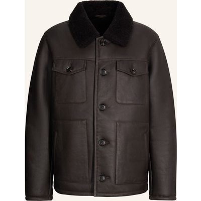Windsor. Lederjacke braun