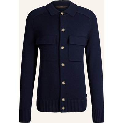 Windsor. Strickjacke blau
