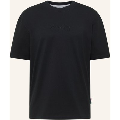 Carlo Colucci Oversized Signature T-Shirt - Legacy Flatz schwarz