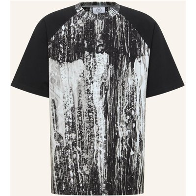 Carlo Colucci T-Shirt - Ai Drip Knit Fantini schwarz