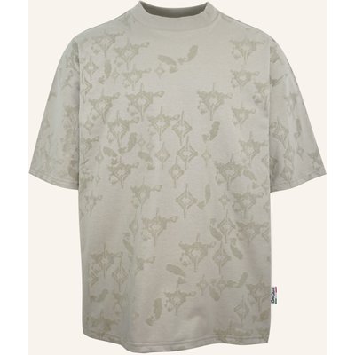 Carlo Colucci Allover Print T-Shirt - Soft Impact Fiorot beige