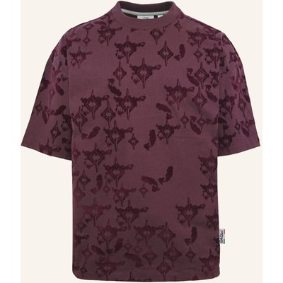Carlo Colucci Allover Print T-Shirt - Soft Impact Fiorot rot