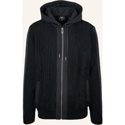 Carlo Colucci Hybrid Strickjacke - Carat 3.0 Fieri schwarz